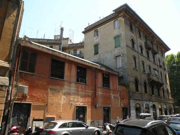  vieux immeubles du Trastevere
